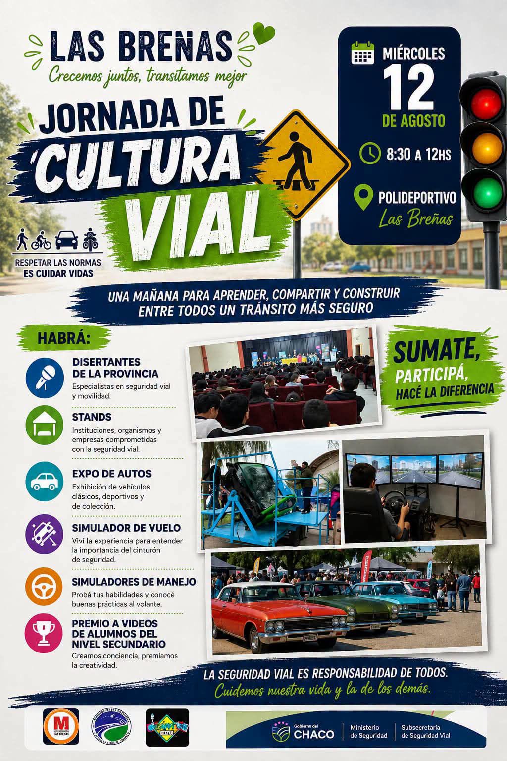 LAS BREÑAS: TERCER JORNADA DE CULTURA VIAL EN LA CIUDAD