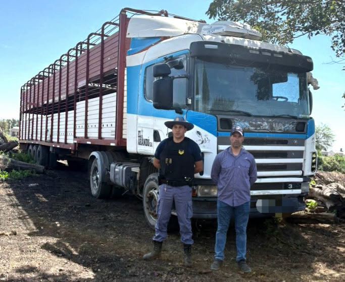 CASTELLI: LA POLICÍA SECUESTRA UN CAMION CON PEDIDO VIGENTE EN LA PCIA. DE CORRIENTES