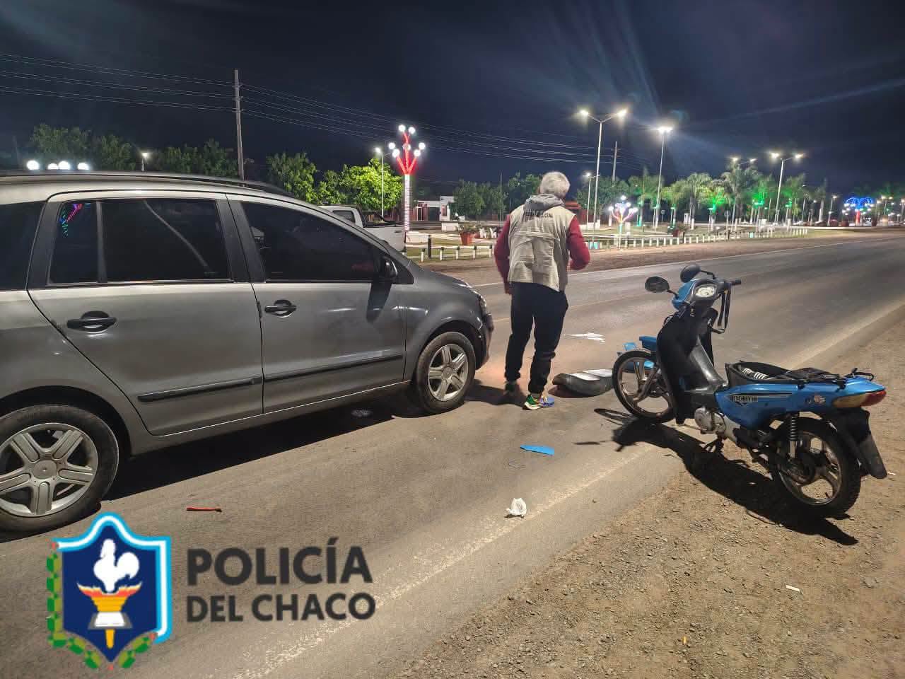 CAMPO LARGO: ACCIDENTE DE TRÁNSITO ENTRE UNA MOTO Y UN AUTOMÓVIL EN RUTA 89, TRES PERSONAS HERIDAS CAMPO LARGO: ACCIDENTE DE TRÁNSITO ENTRE UNA MOTO Y UN AUTOMÓVIL EN RUTA 89, TRES PERSONAS HERIDAS