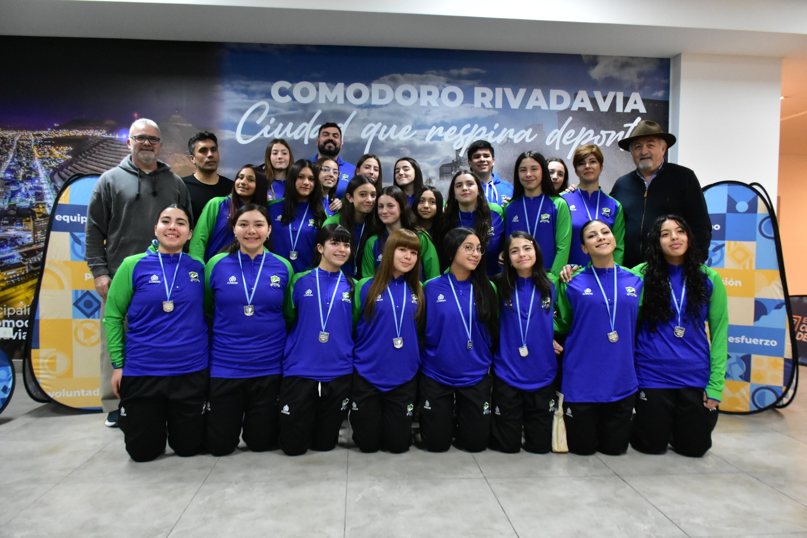 La Selección Austral de Hockey Sub 14 fue reconocida por lograr el subcampeonato y ascenso