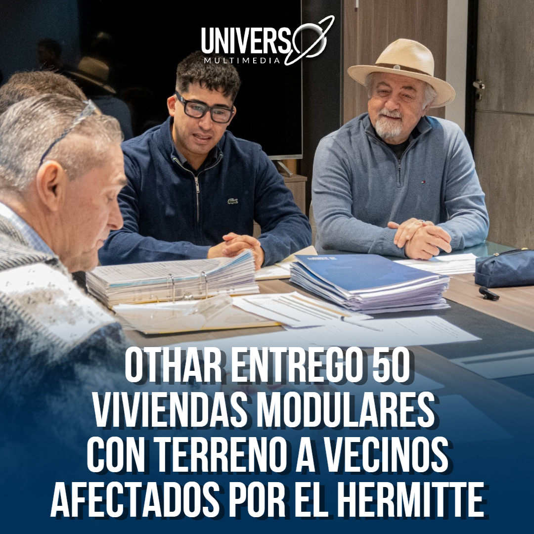 Othar entregó 50 viviendas modulares con terreno a vecinos afectados por el Hermitte