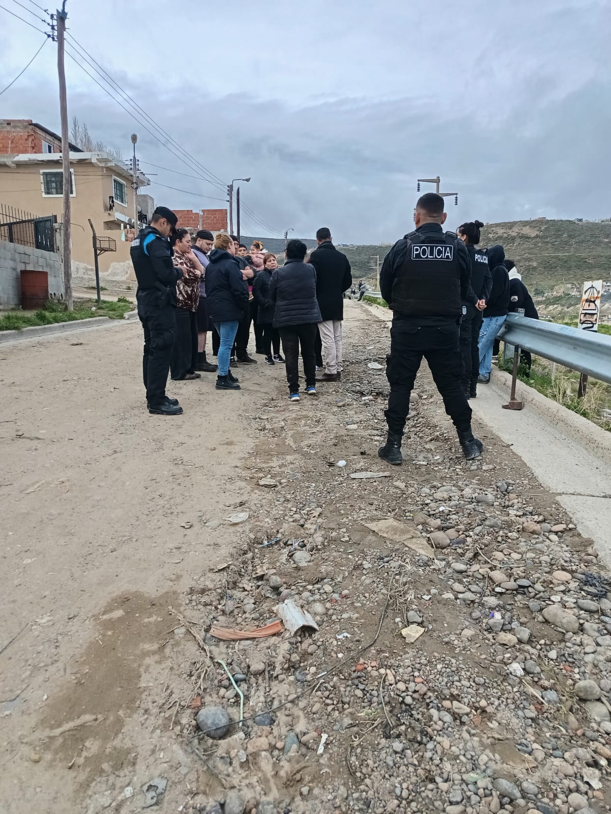 El Municipio desarticuló un intento de ocupación en una zona de alto riesgo por el gasoducto