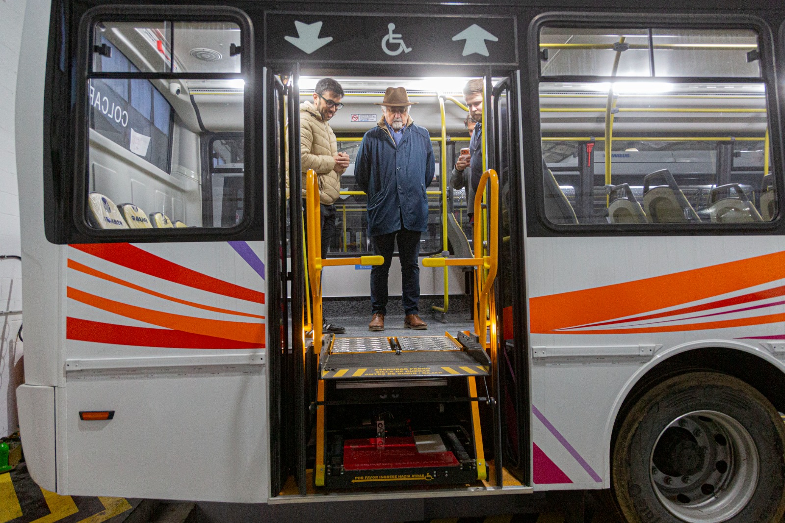 Othar visitó la base operativa de Solbus y destacó el inicio de una nueva etapa para el transporte público