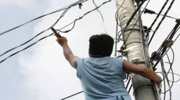 ROBO DE CABLES EN UN SECTOR DE ZONA NORTE