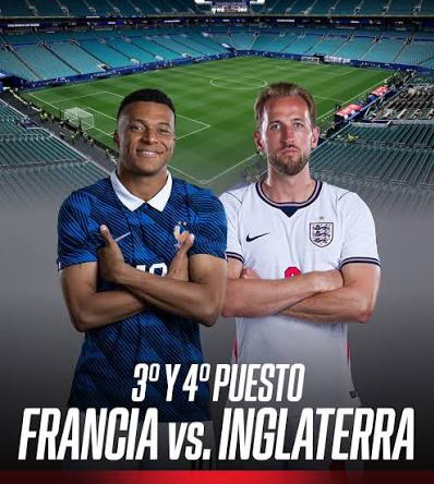FRANCIA vs INGLATERRA por el 3er puesto del Mundial 2026