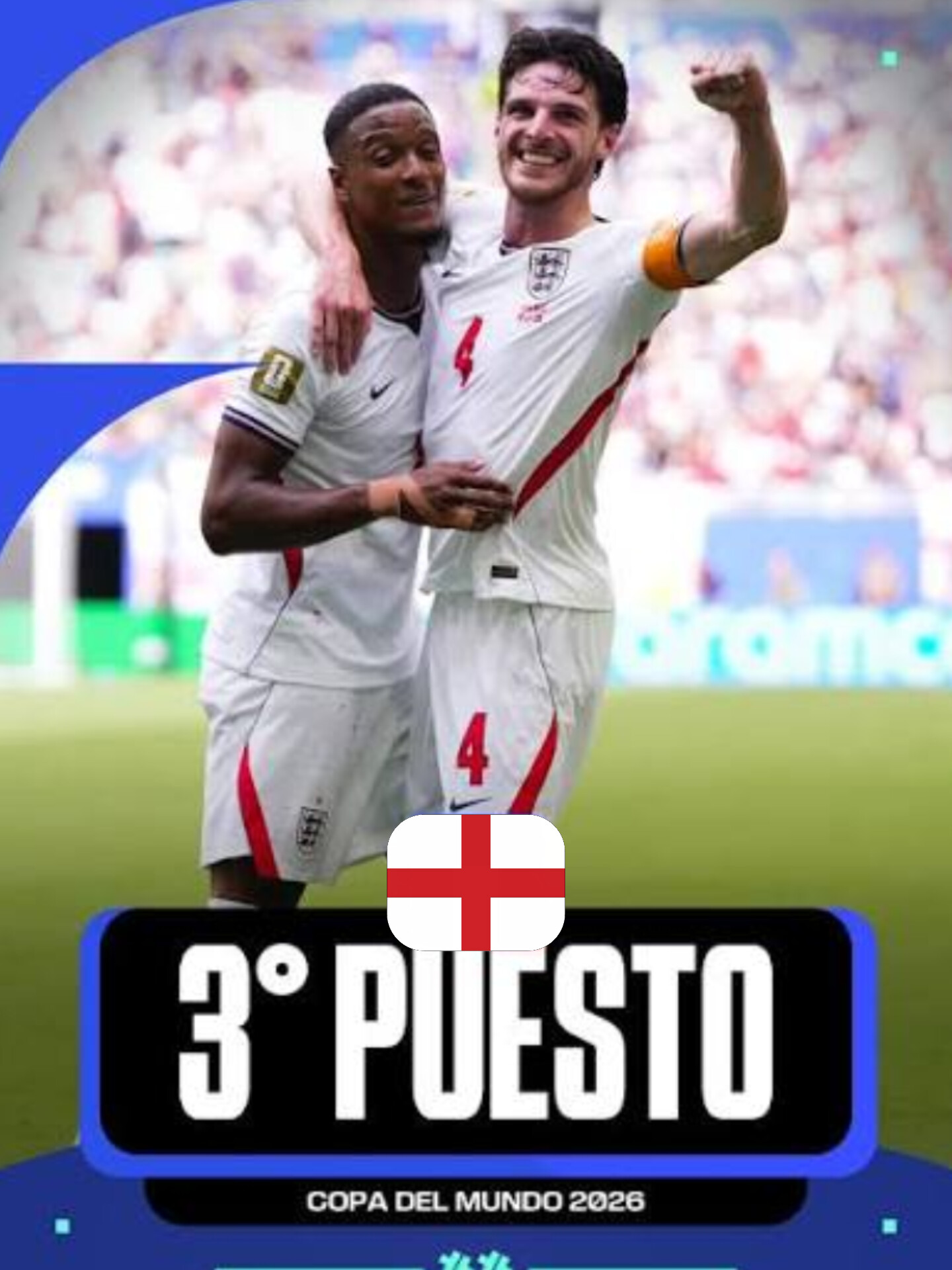 INGLATERRA le ganó 6-4 a FRANCIA y se queda con el 3er puesto en el Mundial 2026