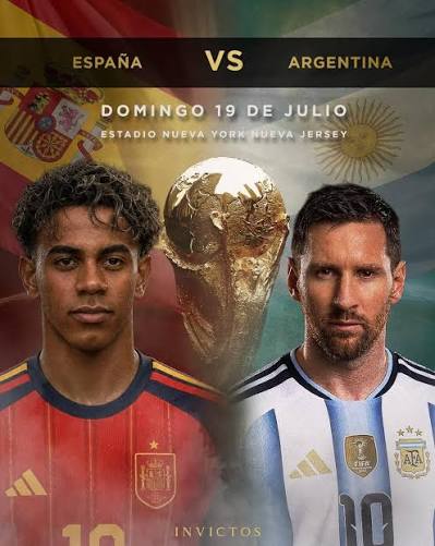 Hoy juegan ARGENTINA vs. ESPAÑA la final del MUNDIAL 2026