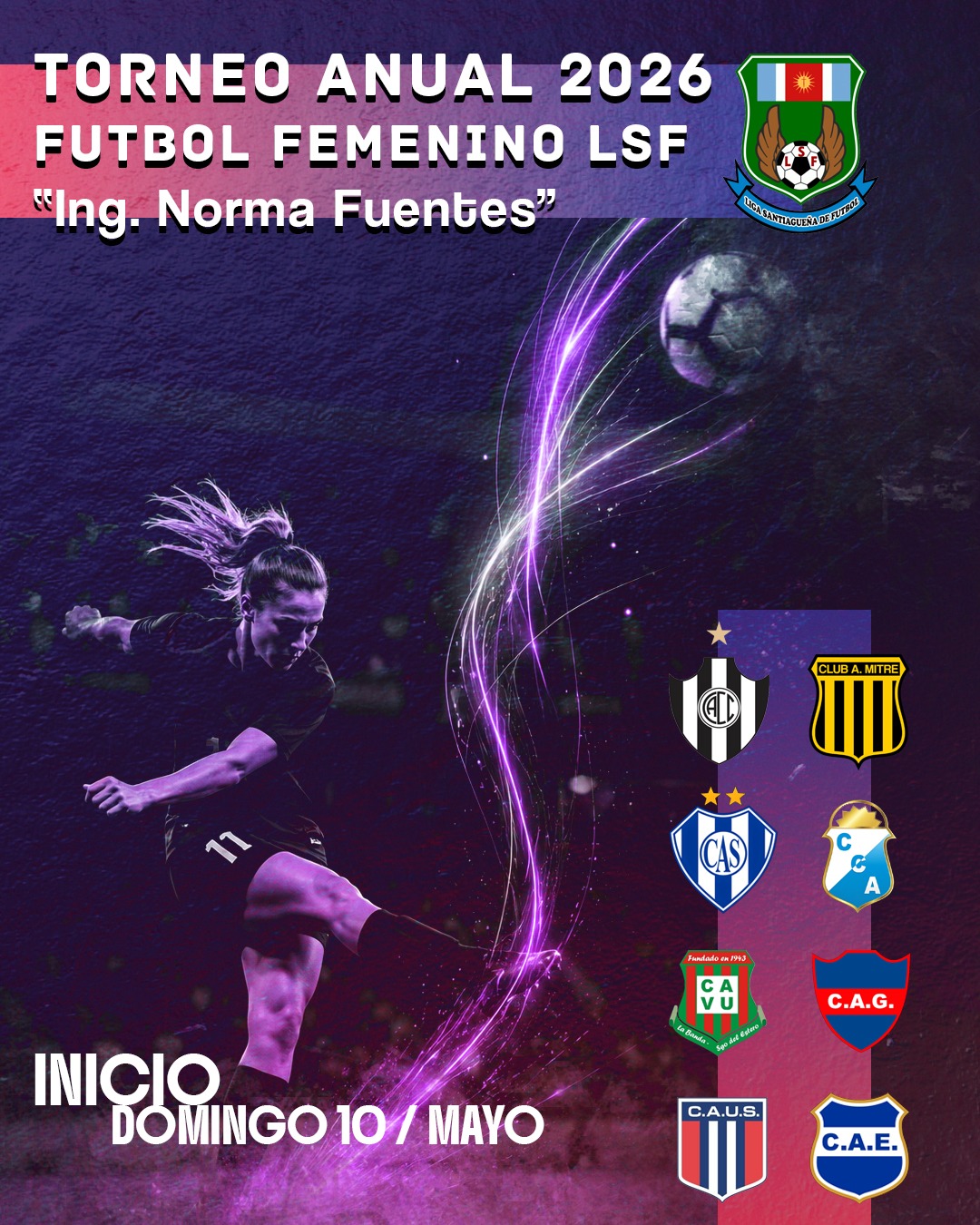 EL FÚTBOL FEMENINO ENCIENDE MOTORES: INICIA EL TORNEO ANUAL 2026 «ING. NORMA FUENTES»