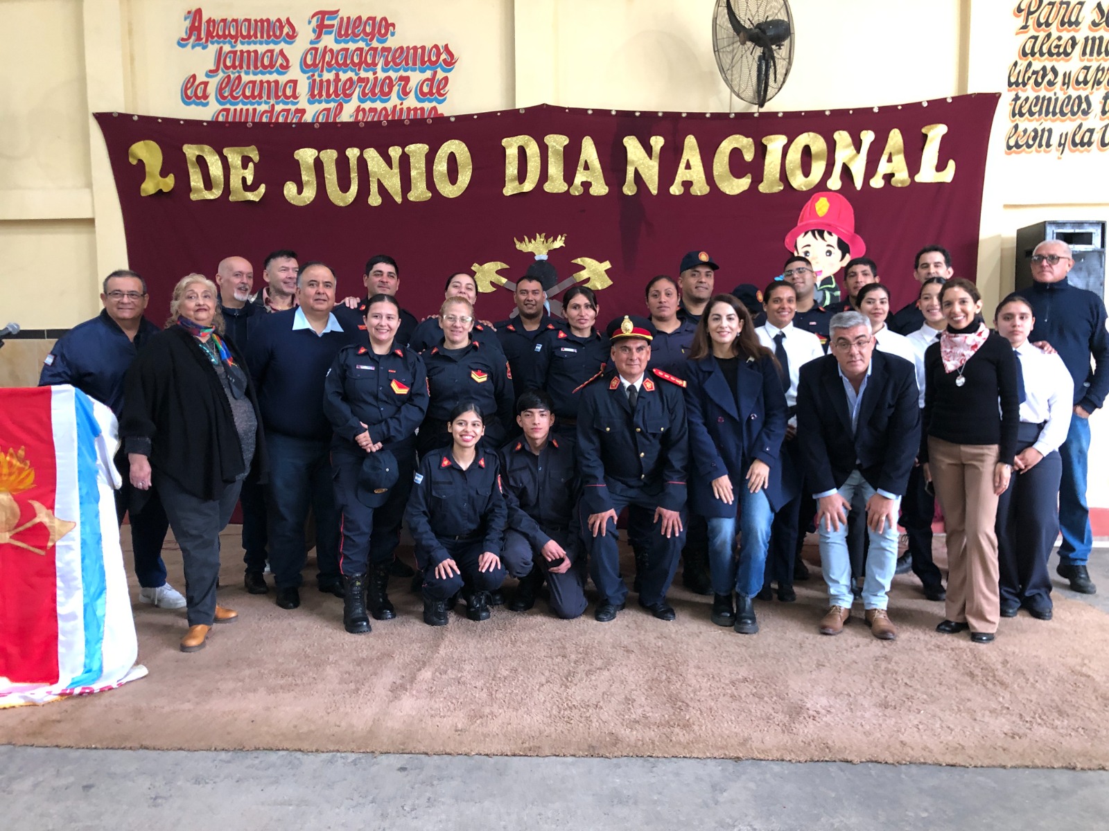 La Municipalidad acompañó el acto por el «Día Nacional del Bombero Voluntario» en La Banda