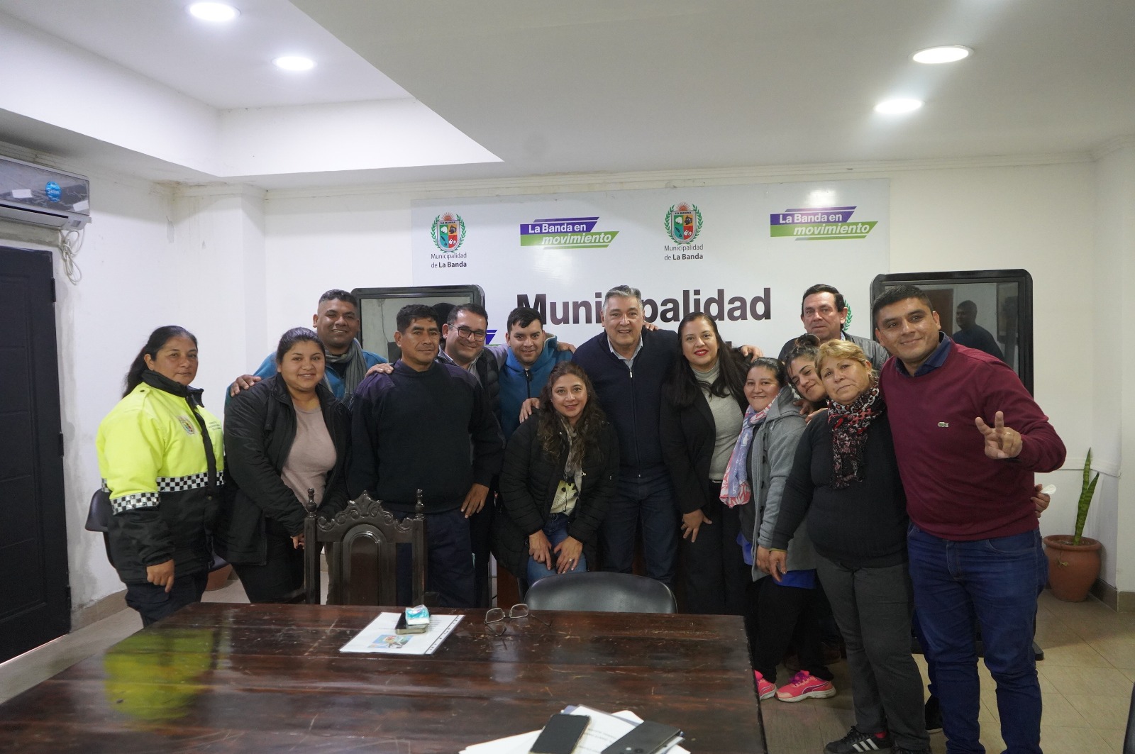 Nediani recibió a la agrupación “Compromiso Ciudadano por la Ciudad de La Banda”