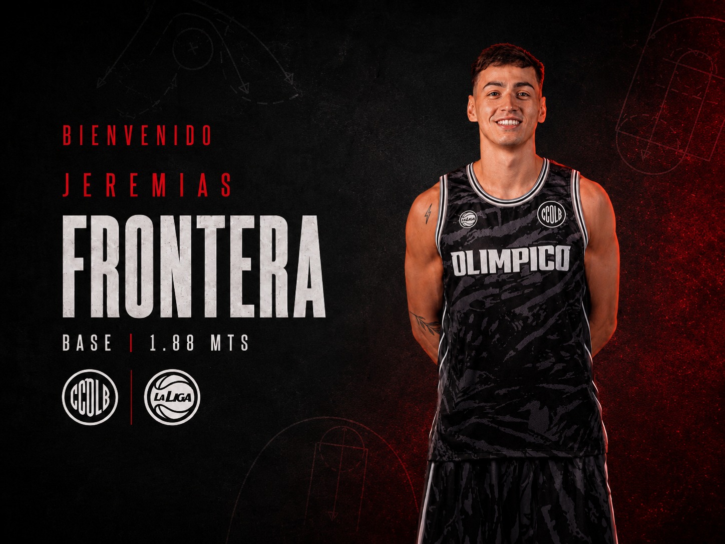 Jeremías Frontera es nuevo jugador de Olímpico