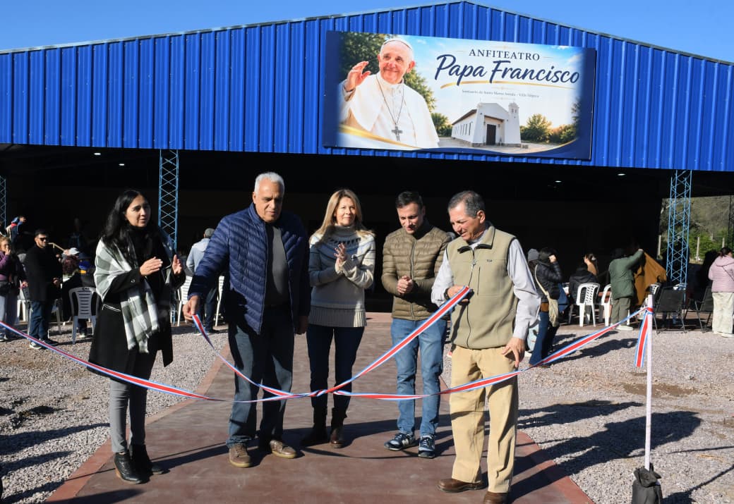 INAUGURARON EL ANFITEATRO PAPA FRANCISCO EN EL SANTUARIO MAMA ANTULA DE VILLA SILÍPICA
