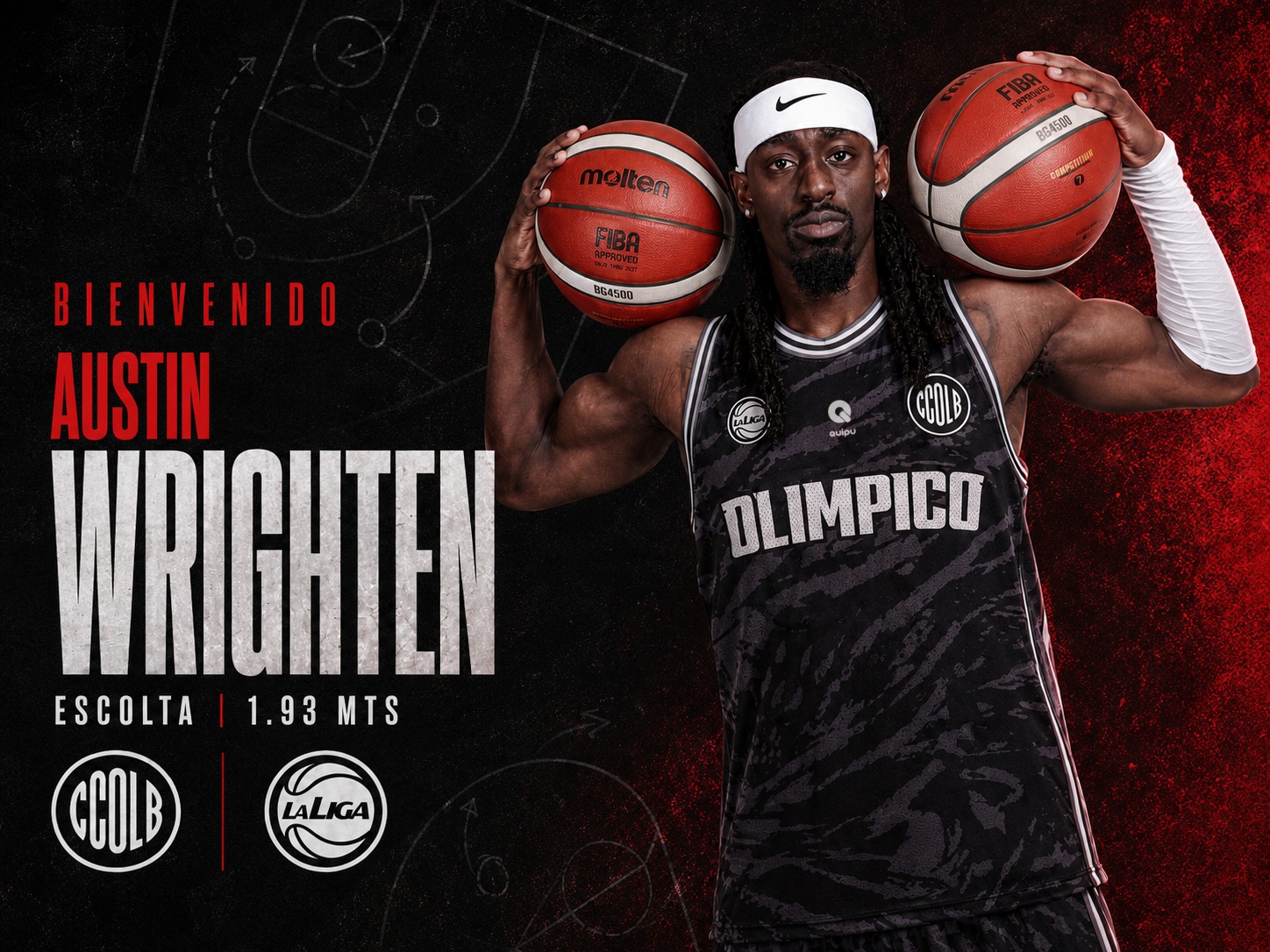Austin Wrighten refuerza el perímetro de Olímpico