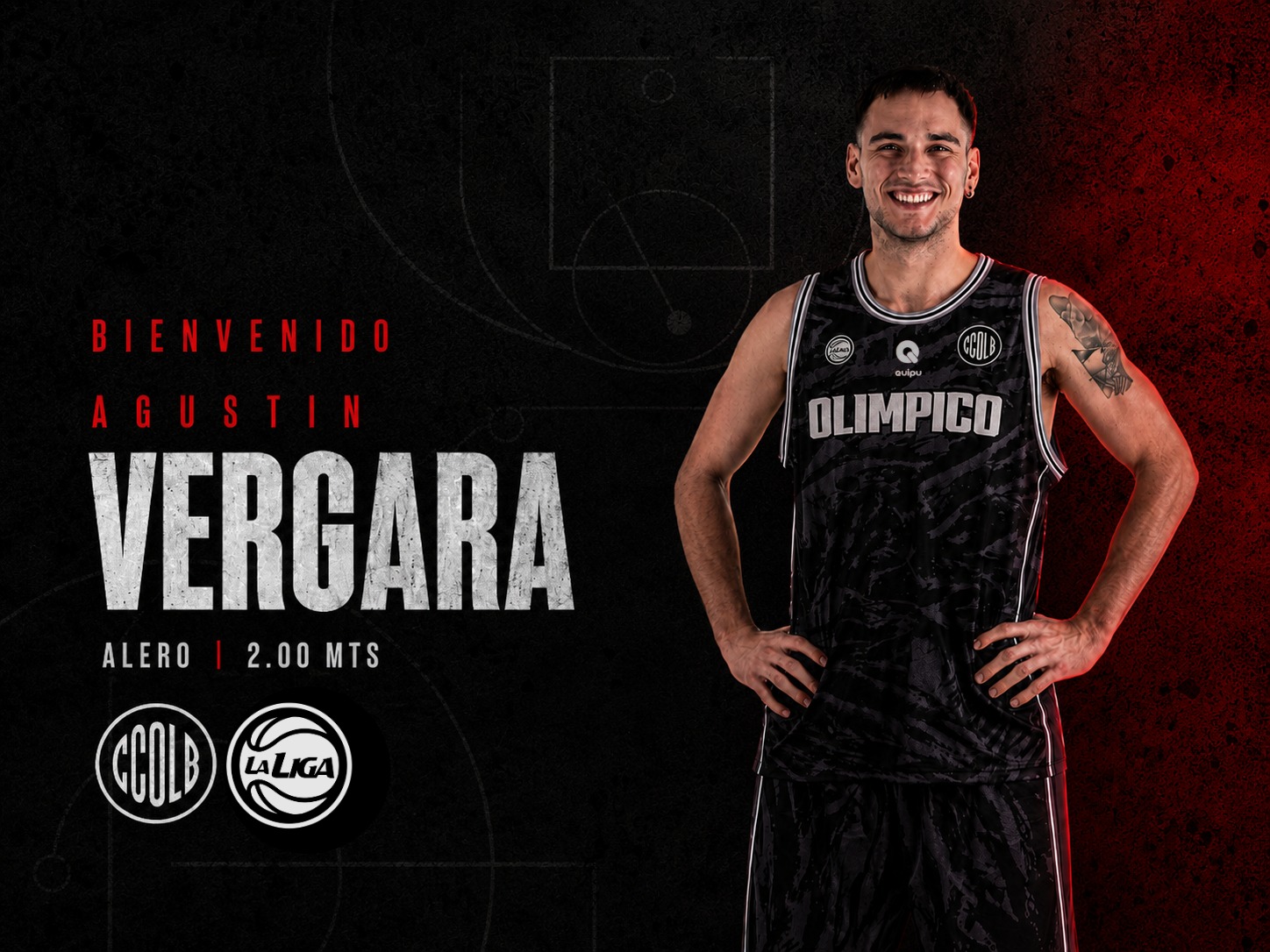 Agustín Vergara llega al Negro