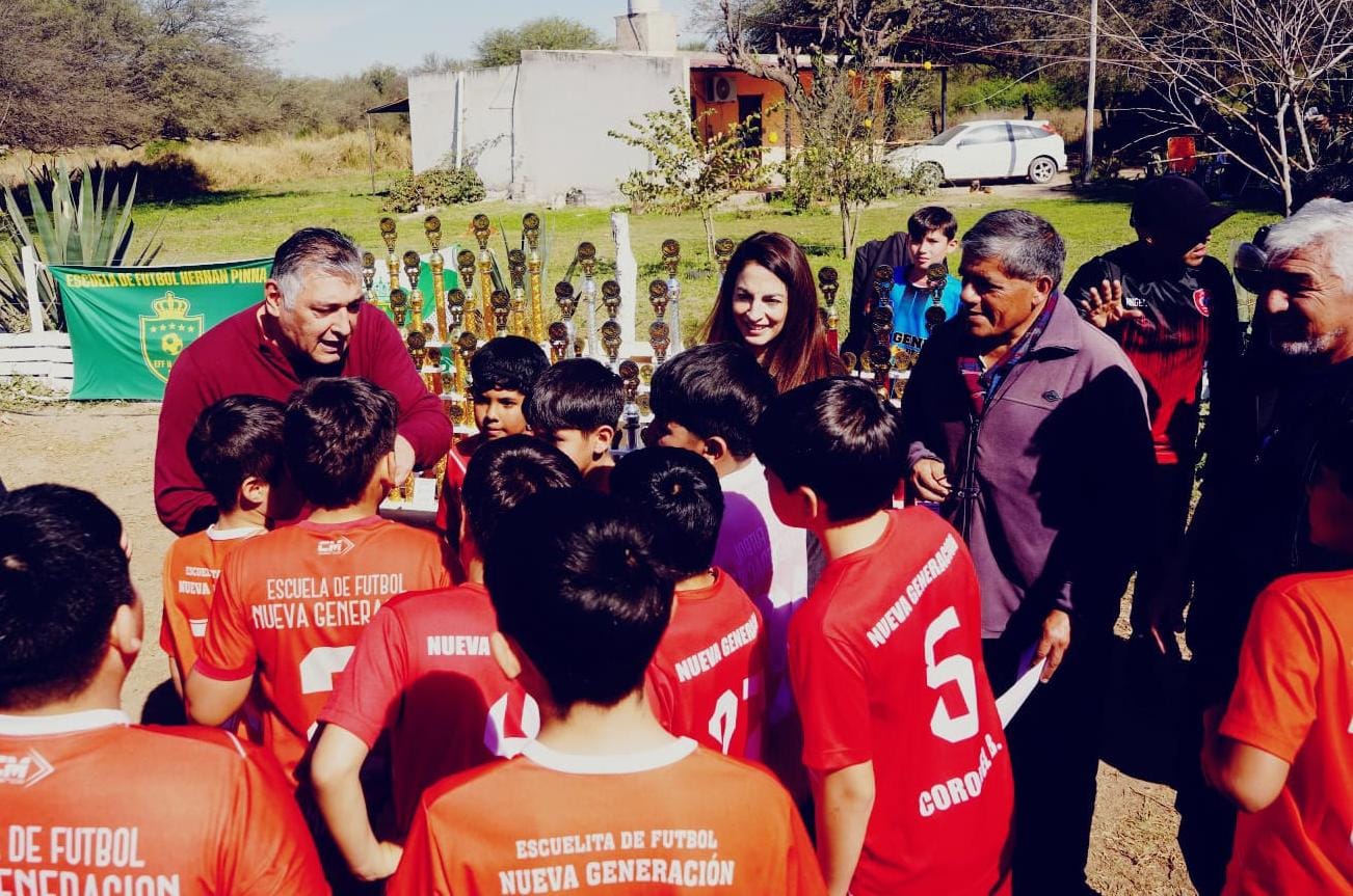 Nediani acompañó las finales del Torneo de Fútbol Infantil en el barrio La Fraternidad