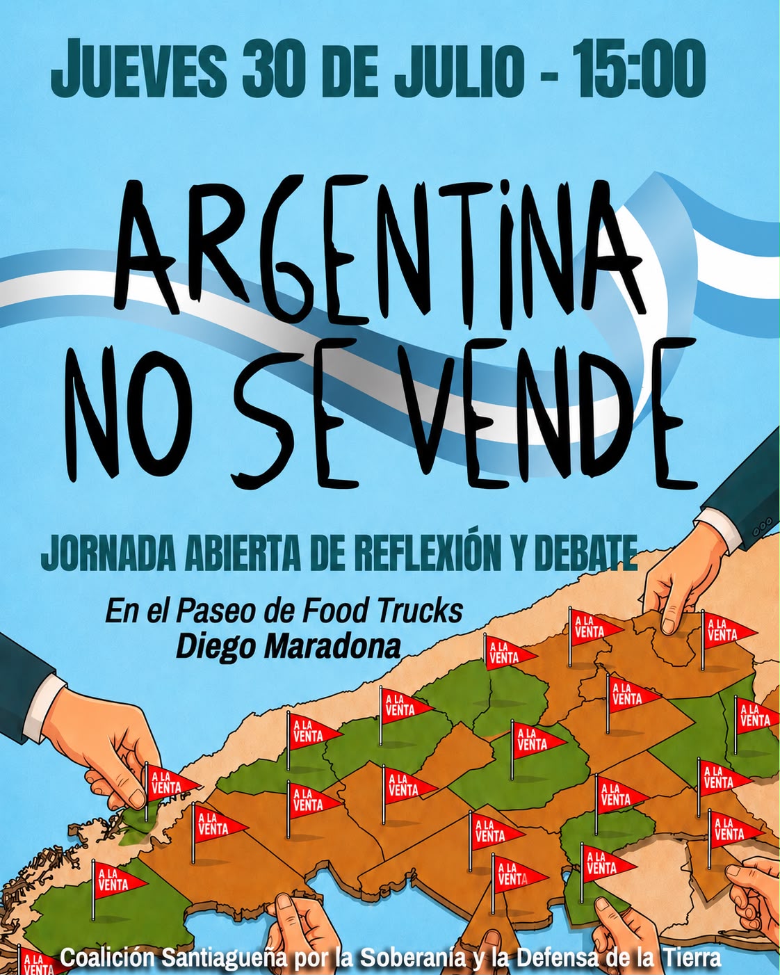 Convocan a una jornada de reflexión y debate sobre la Ley de Tierras y la soberanía nacional