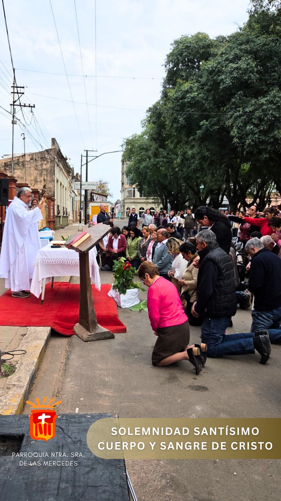 PROCESIÓN POR CORPUS CHRISTI 2026 ORGANIZADA POR LA PARROQUIA NUESTRA SEÑORA DE LAS MERCEDES.