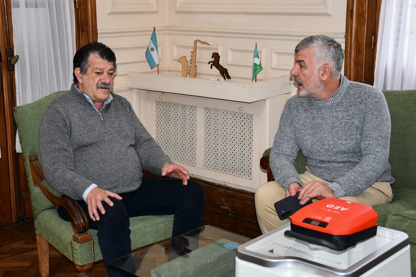Barenghi recibió una donación de Camuzzi Barenghi recibió una donación de Camuzzi