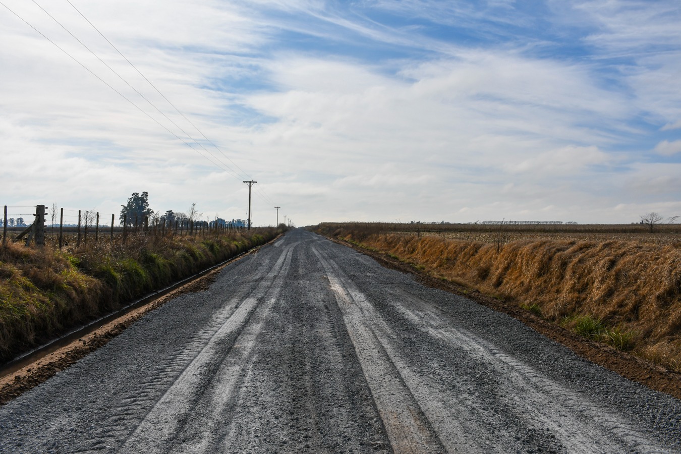 Avance en la obra de consolidado del Acceso a Irala Avance en la obra de consolidado del Acceso a Irala