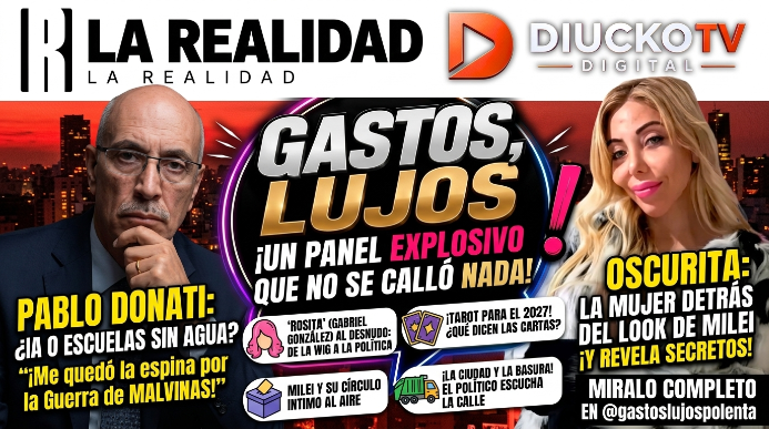 descarga - 2026-08-26T184129.580.png GASTOS, LUJOS Y POLENTA: POLÍTICA, CALLE, MILEI Y HASTA TAROT EN UNA MESA QUE NO SE GUARDÓ NADA