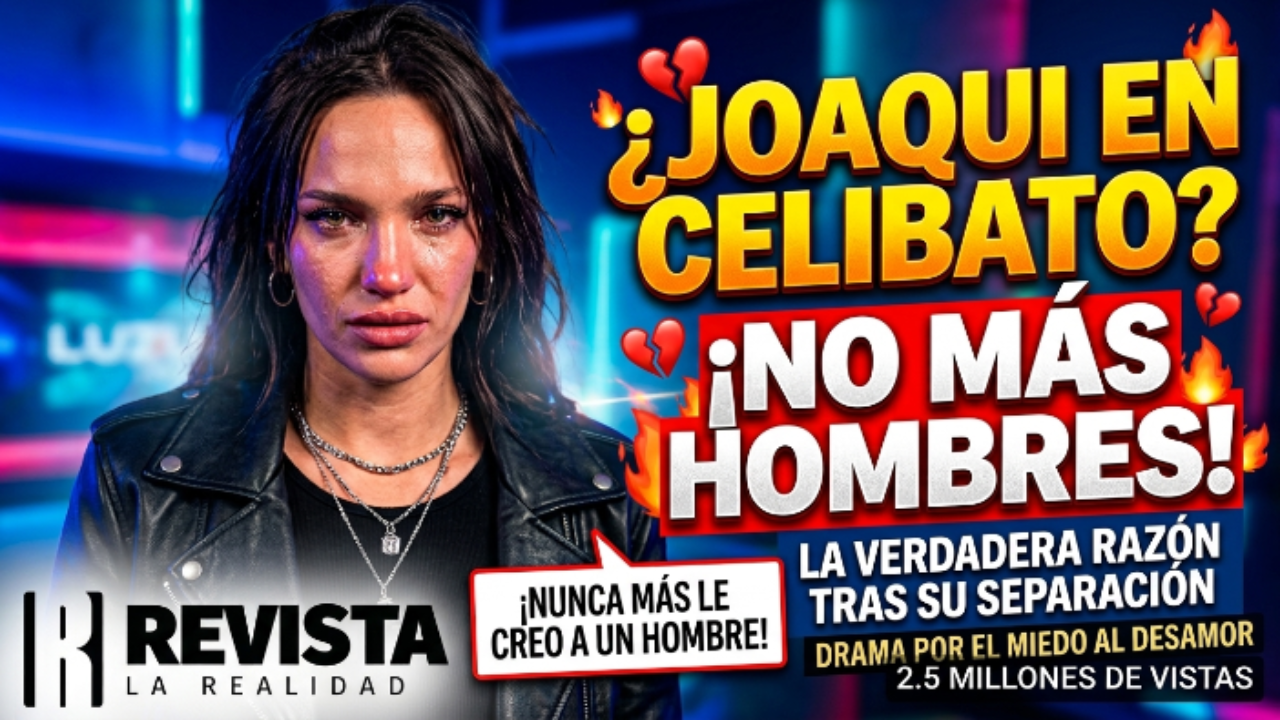 La Joaqui confesó que necesita «un tiempo de celibato», tras su separación de Luck Ra: «Nunca más le creo nada a un hombre» La Joaqui confesó que necesita «un tiempo de celibato», tras su separación de Luck Ra: «Nunca más le creo nada a un hombre»
