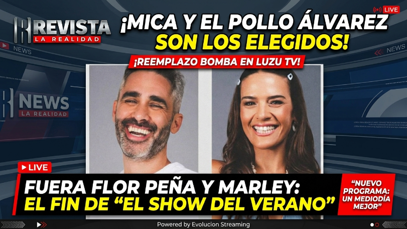 Mica Vázquez y el Pollo Álvarez son los elegidos de Luzu para ocupar el espacio que tenían Flor Peña y Marley Mica Vázquez y el Pollo Álvarez son los elegidos de Luzu para ocupar el espacio que tenían Flor Peña y Marley