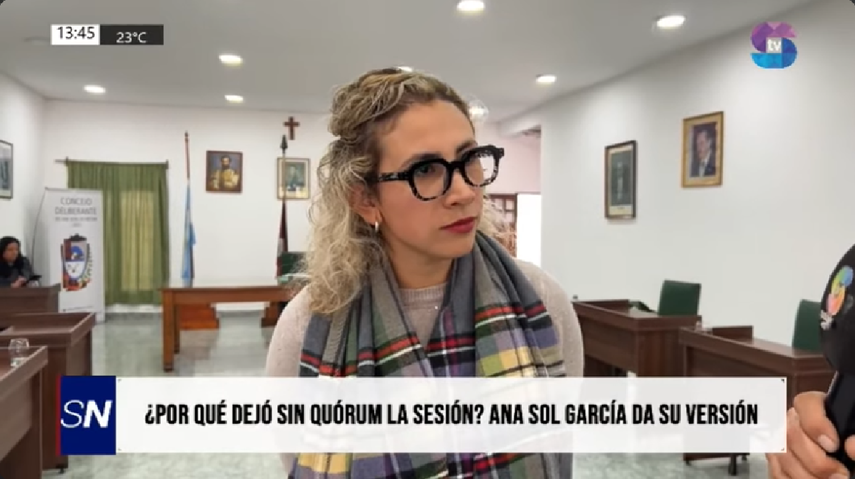 Ana-Sol-Garcia-Mendoza.png García Mendoza habló tras dejar al Concejo sin quórum, pero no explicó su retiro