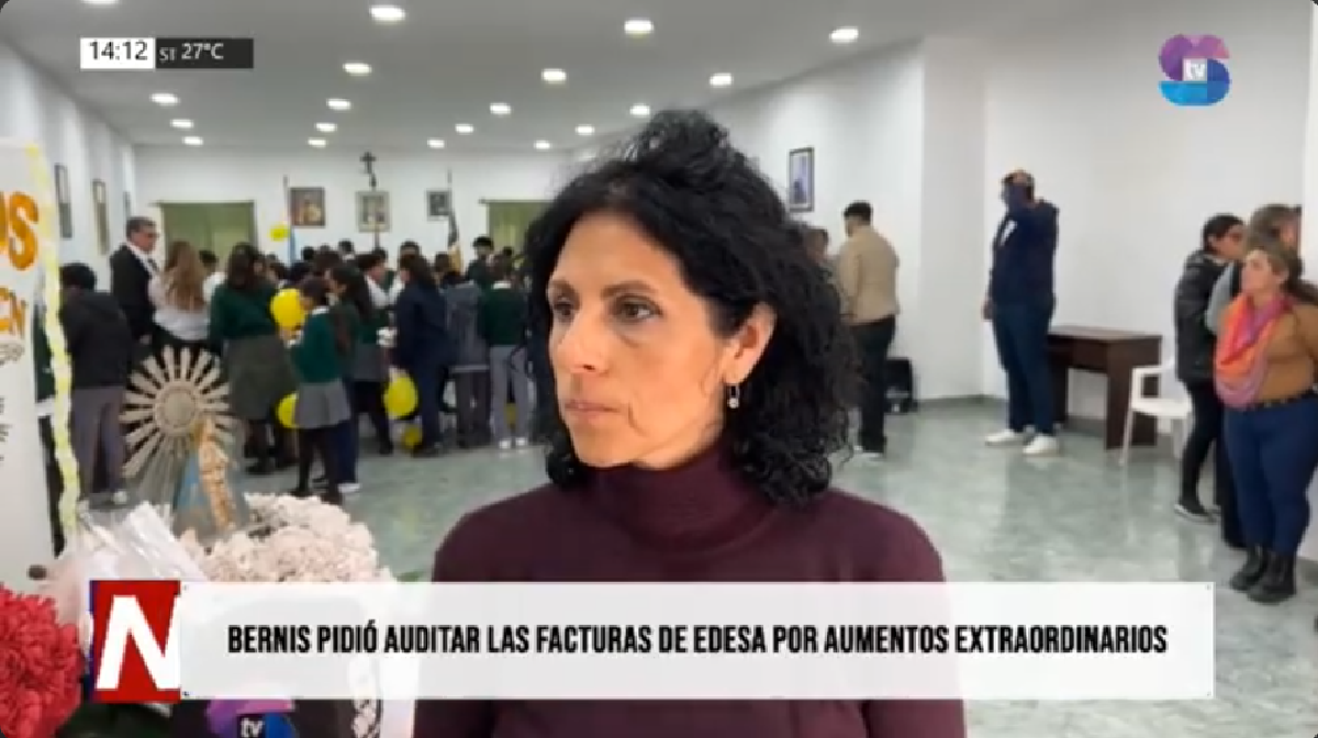 Facturas de EDESA: Bernis reclamó una auditoría por aumentos extraordinarios Facturas de EDESA: Bernis reclamó una auditoría por aumentos extraordinarios