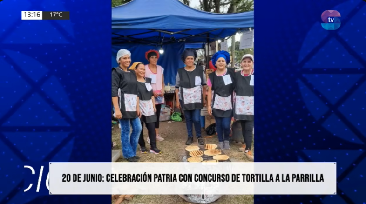 Feria y concurso de tortilla por el Día de la Bandera en barrio 20 de Junio Feria y concurso de tortilla por el Día de la Bandera en barrio 20 de Junio