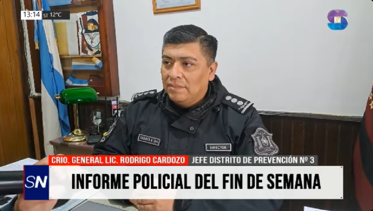 Crio.-Cardozo-10-08.png Dos detenidos y varios siniestros sin heridos durante el fin de semana en Metán
