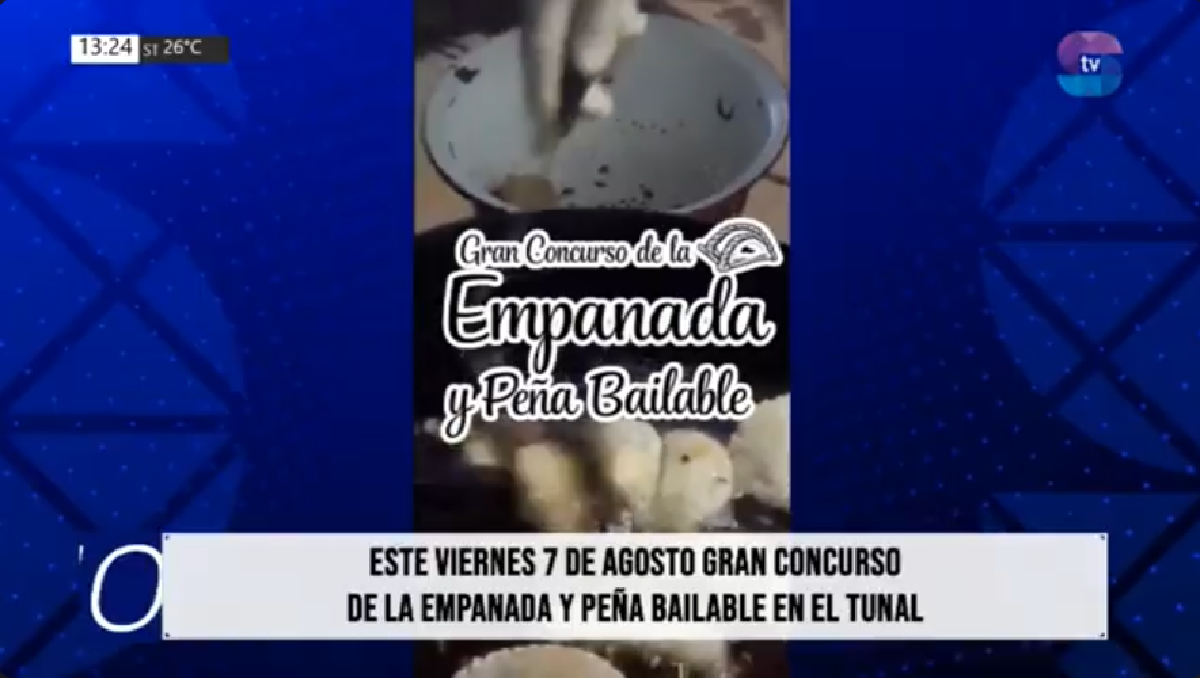 Fiestas patronales: El Tunal tendrá concurso de empanadas y peña Fiestas patronales: El Tunal tendrá concurso de empanadas y peña