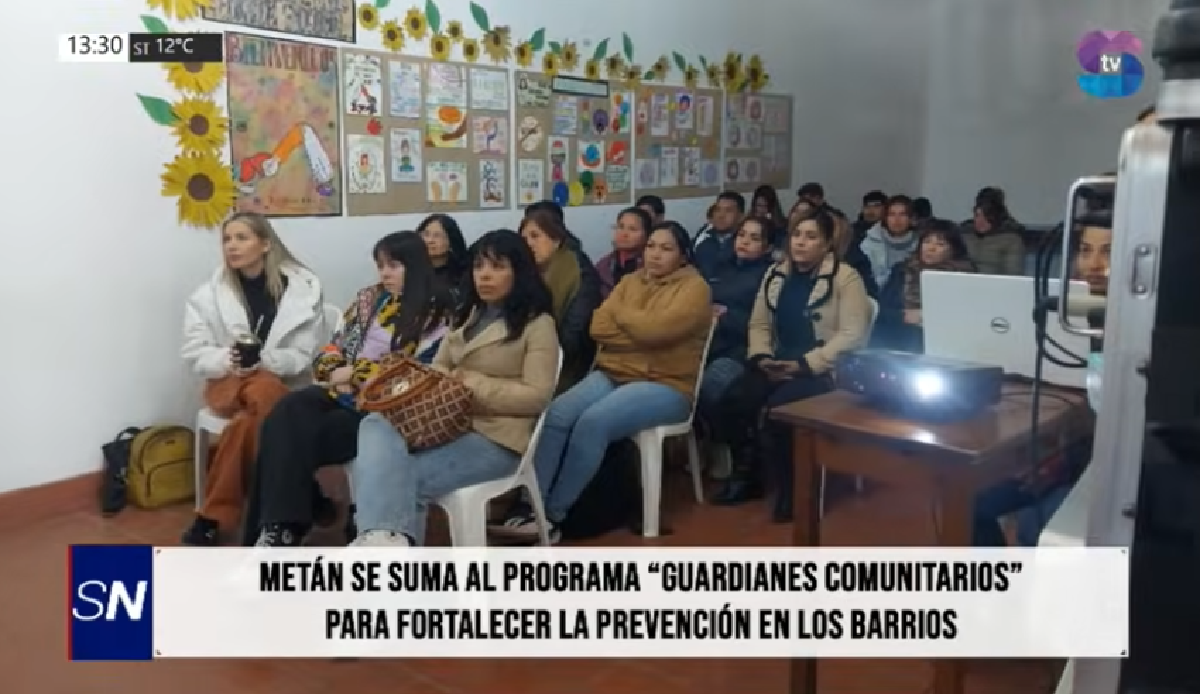 Metán se suma a Guardianes Comunitarios para fortalecer la prevención barrial Metán se suma a Guardianes Comunitarios para fortalecer la prevención barrial