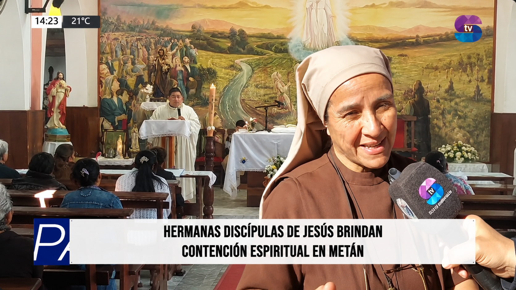 Las Hermanas Discípulas acercaron su mensaje pastoral durante su paso por Metán Las Hermanas Discípulas acercaron su mensaje pastoral durante su paso por Metán