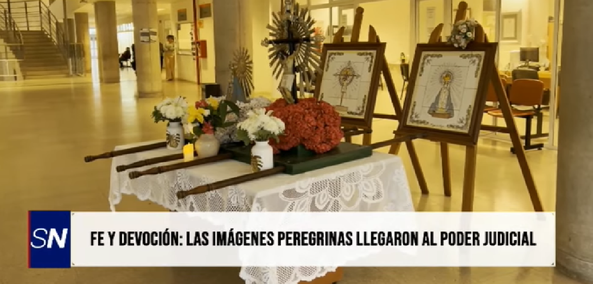 El Milagro llegó a la Justicia con un pedido: ser más justos y misericordiosos El Milagro llegó a la Justicia con un pedido: ser más justos y misericordiosos