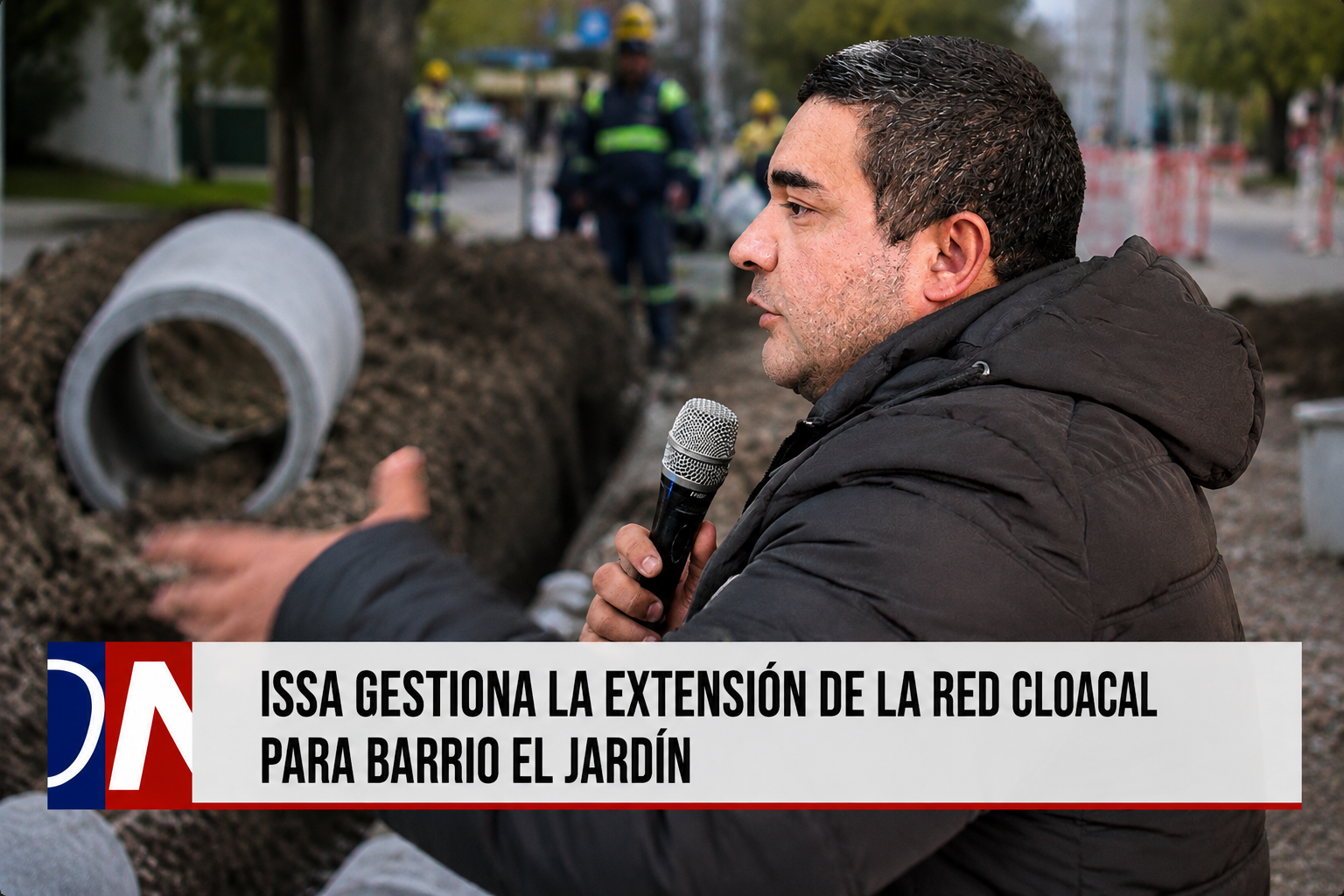 Avanza en Metán un proyecto de cloacas esperado por vecinos de El Jardín Avanza en Metán un proyecto de cloacas esperado por vecinos de El Jardín