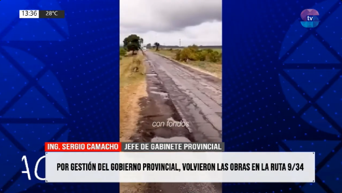 Volvieron las máquinas a la ruta 9/34: Salta adelantó 0 millones Volvieron las máquinas a la ruta 9/34: Salta adelantó 0 millones
