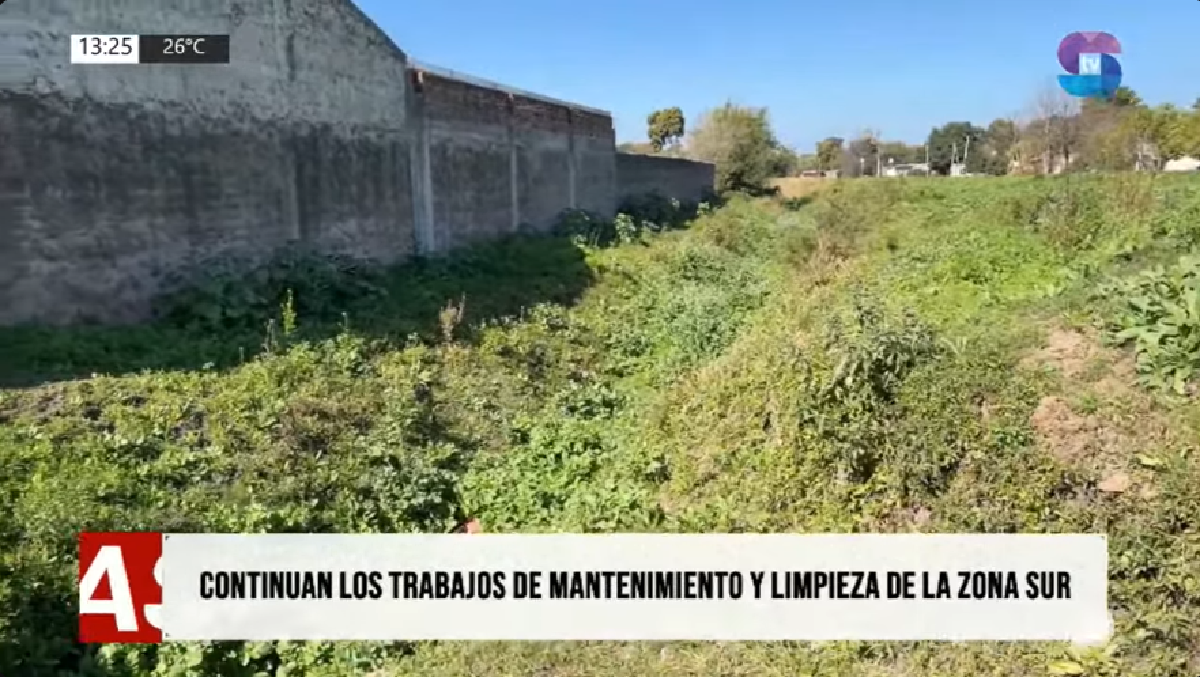 Limpian canales de la zona sur para prevenir nuevos desbordes en Metán Limpian canales de la zona sur para prevenir nuevos desbordes en Metán