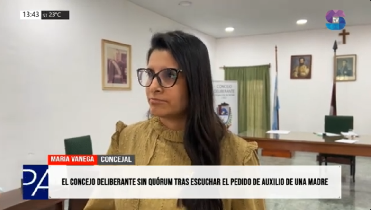 Maria-Vanega-concejal.png Una madre pidió ayuda por su hijo y la sesión terminó sin quórum en Metán
