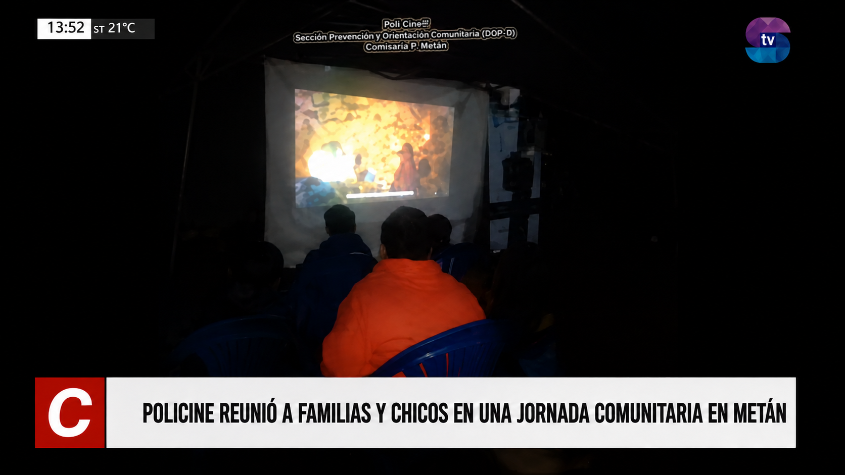 Con cine y actividades recreativas, la Policía reforzó la prevención en Metán Con cine y actividades recreativas, la Policía reforzó la prevención en Metán