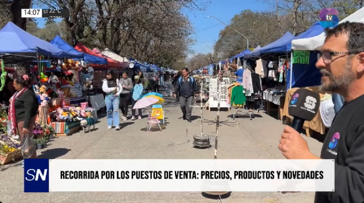 Puestos Milgaro hoy.png El Paseo La Estación cobra vida en plena jornada patronal de Metán
