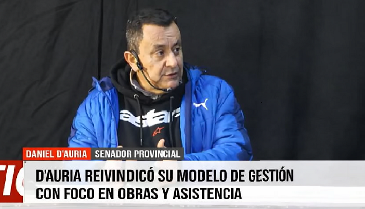 D’auria defendió su modelo de gestión entre obras, asistencia y territorio D’auria defendió su modelo de gestión entre obras, asistencia y territorio