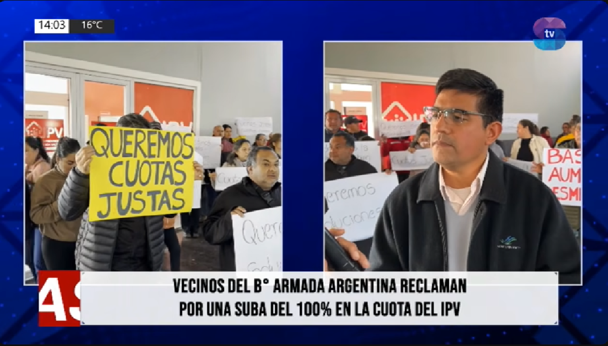 Reclamo en Metán: las cuotas del IPV pasaron de .000 a 0.000 Reclamo en Metán: las cuotas del IPV pasaron de .000 a 0.000