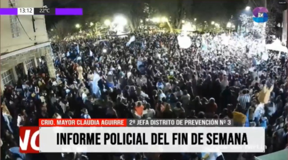 Noche de festejos en Metán: hubo disturbios, demorados y controles viales Noche de festejos en Metán: hubo disturbios, demorados y controles viales