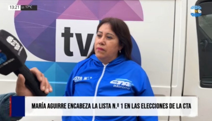 Elecciones en la CTA Autónoma: María Aguirre será candidata en Metán Elecciones en la CTA Autónoma: María Aguirre será candidata en Metán