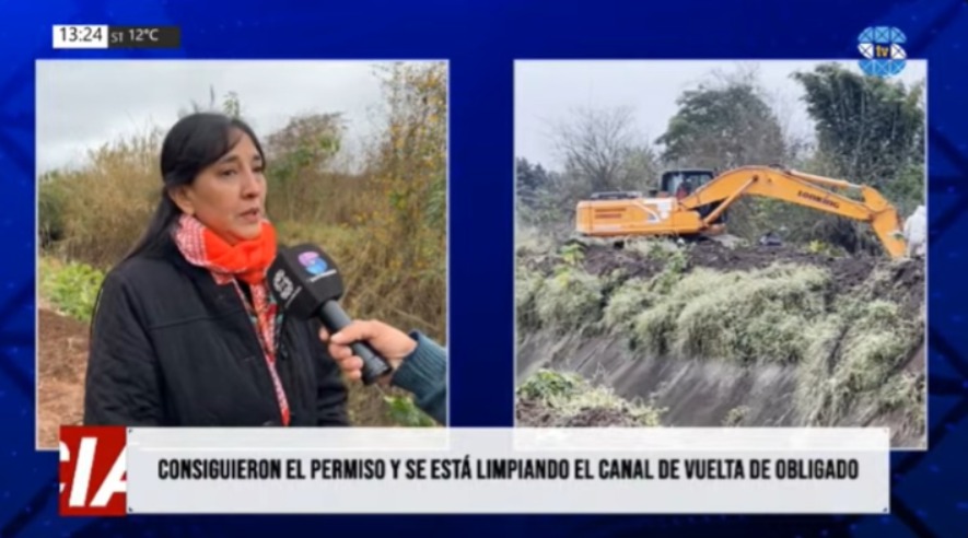 Limpian los canales de Metán, pero el arrojo de basura no se detiene Limpian los canales de Metán, pero el arrojo de basura no se detiene