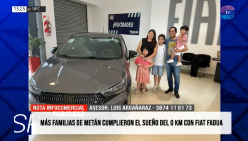Fiat Fadua anunció nuevos cupos para acceder a un 0 km en Metán Fiat Fadua anunció nuevos cupos para acceder a un 0 km en Metán