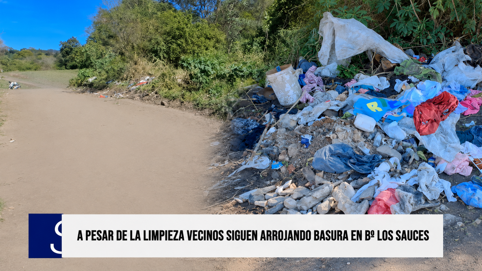 Tienen recolección, pero igual van a tirar la basura en las calles de Metán Tienen recolección, pero igual van a tirar la basura en las calles de Metán