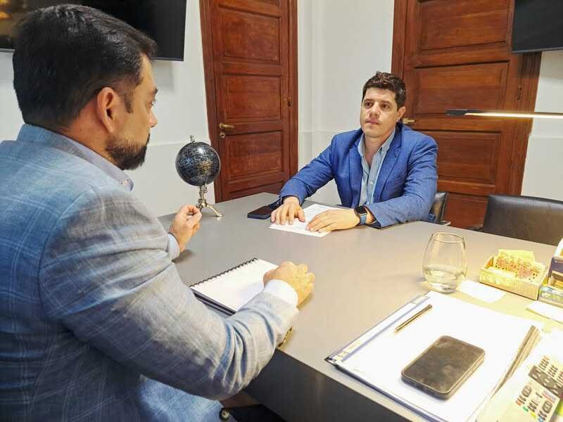 yyy.jpg SANAGASTA: EL INTENDENTE SBIROLI SE REUNIÓ CON EL MINISTRO MIGUEL ZÁRATE POR GESTIONES EN MATERIA DE SEGURIDAD