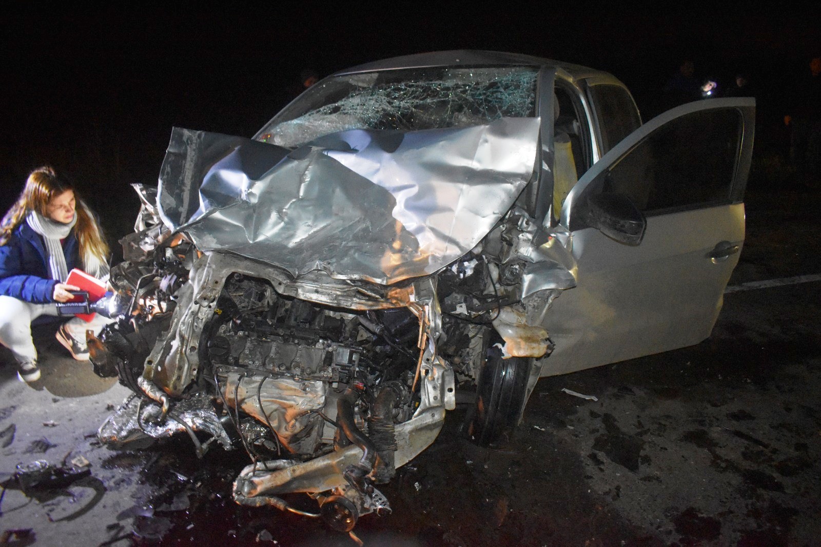 zzzza.jpeg Una mujer murió tras la colisión entre dos autos